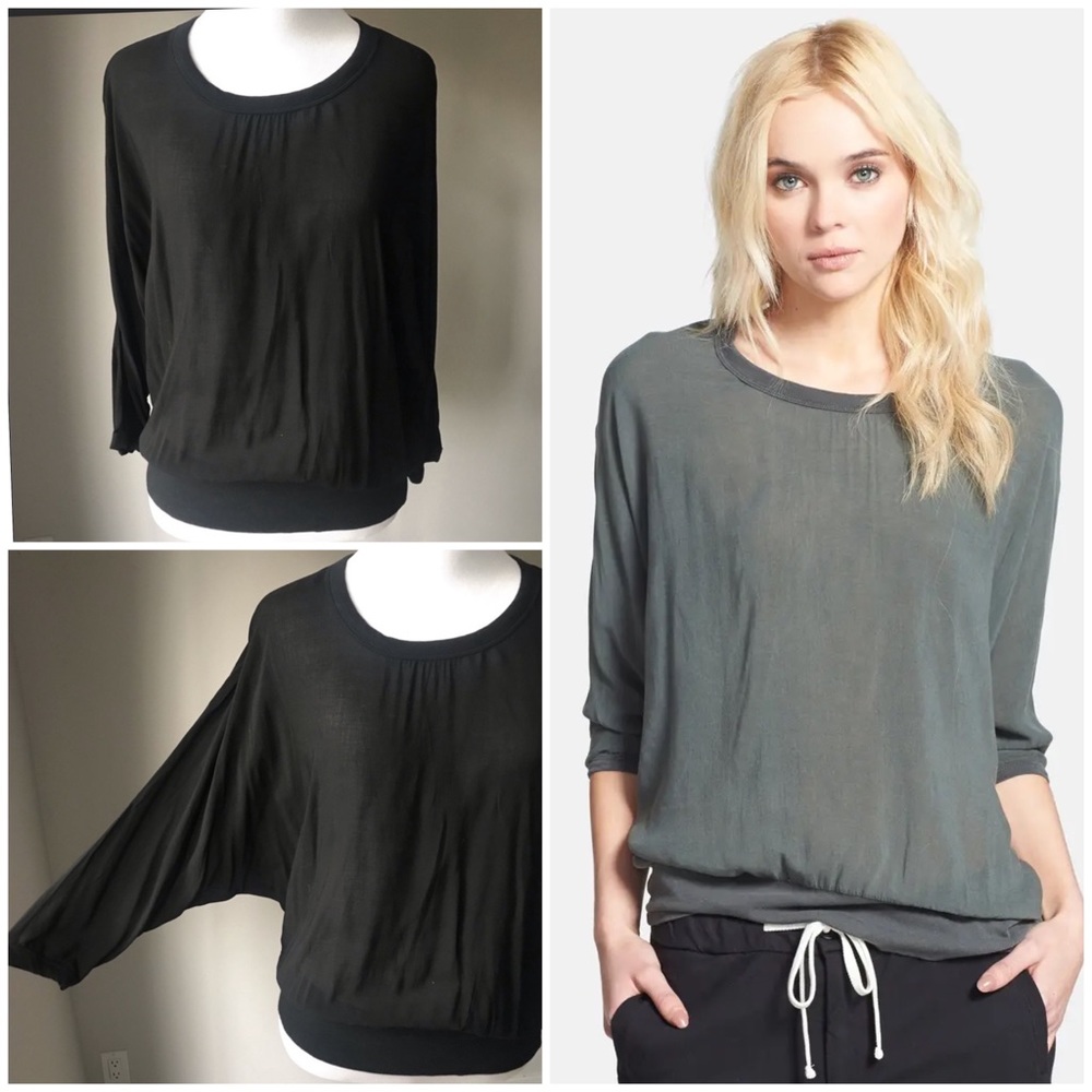 James Perse Chiffon Sweatshirt